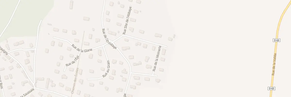 Plan du 7 Rue de la Moinerie à Huest