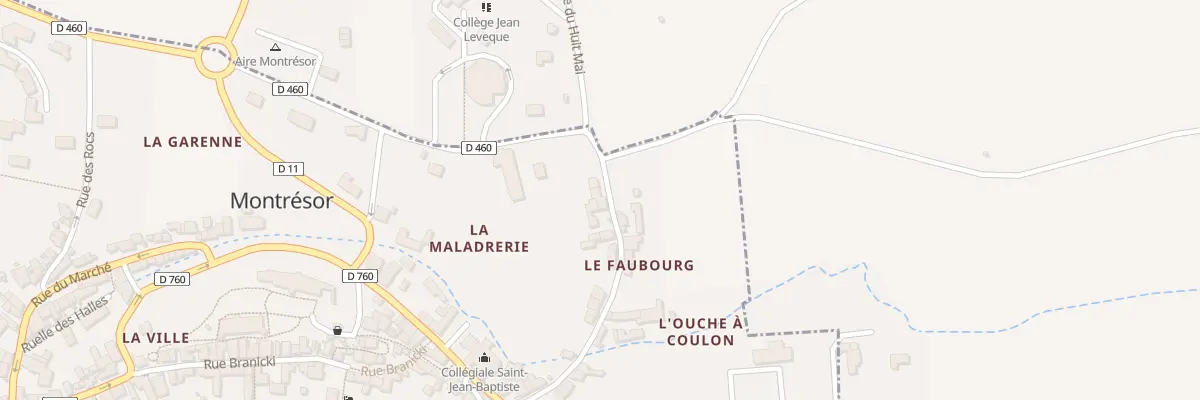 Plan du 21 Rue Lucien Theret à Montrésor