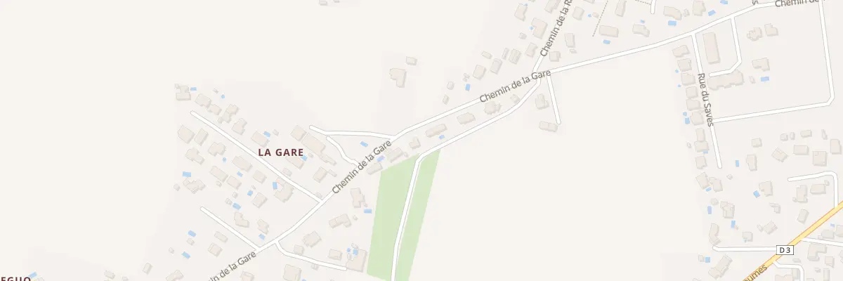 Plan du 577 Che de la Gare à Saint-Clar-de-Rivière