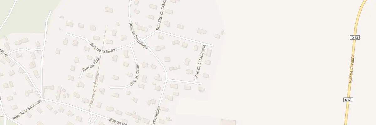Plan du 3 Rue de la Moinerie à Huest