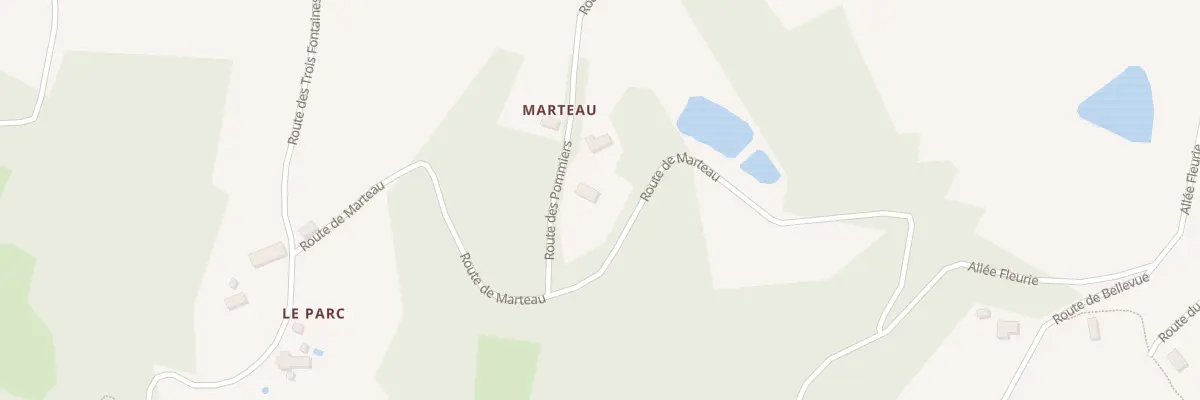 Plan du 109 Marteau à Salagnac