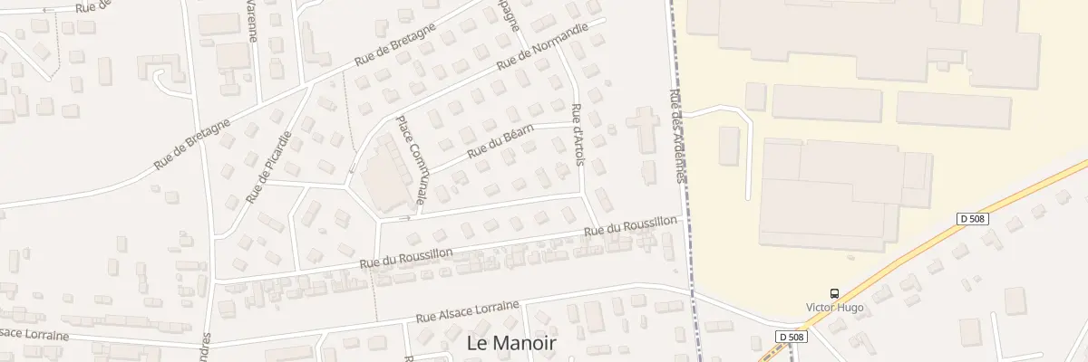 Plan du 10 Rue de Franche-comté au Manoir