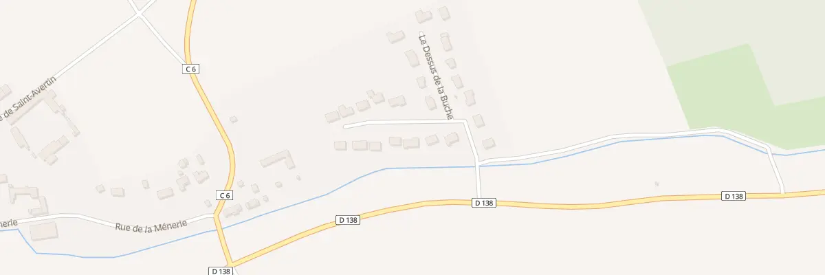 Plan du 13 Le Dessus de la Buche à Villefrancœur