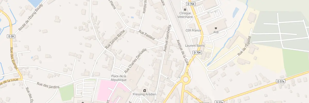 Plan du 1 Rue Charles Denuelle à Saint-Yrieix-la-Perche
