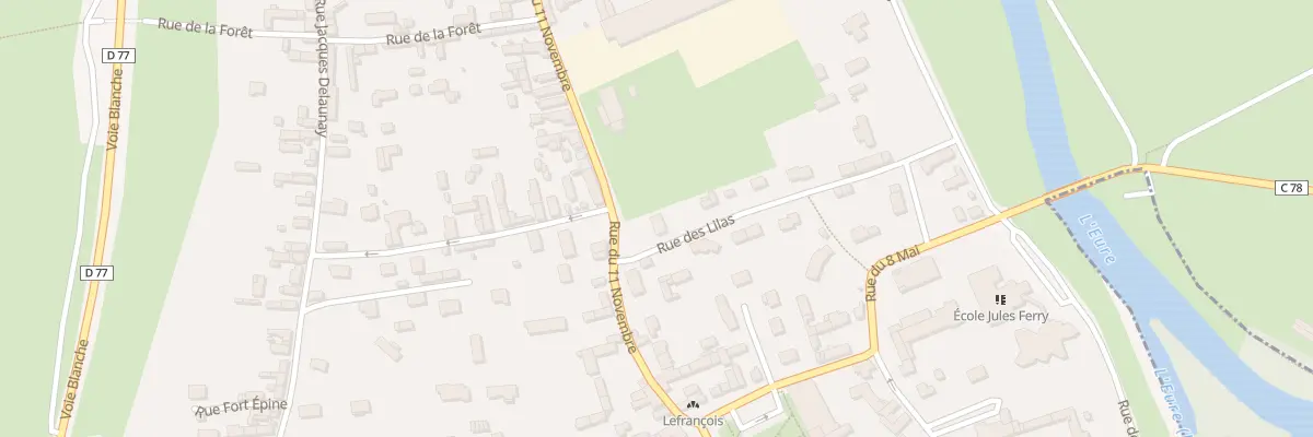 Plan du 62A Rue du Onze Novembre à Léry