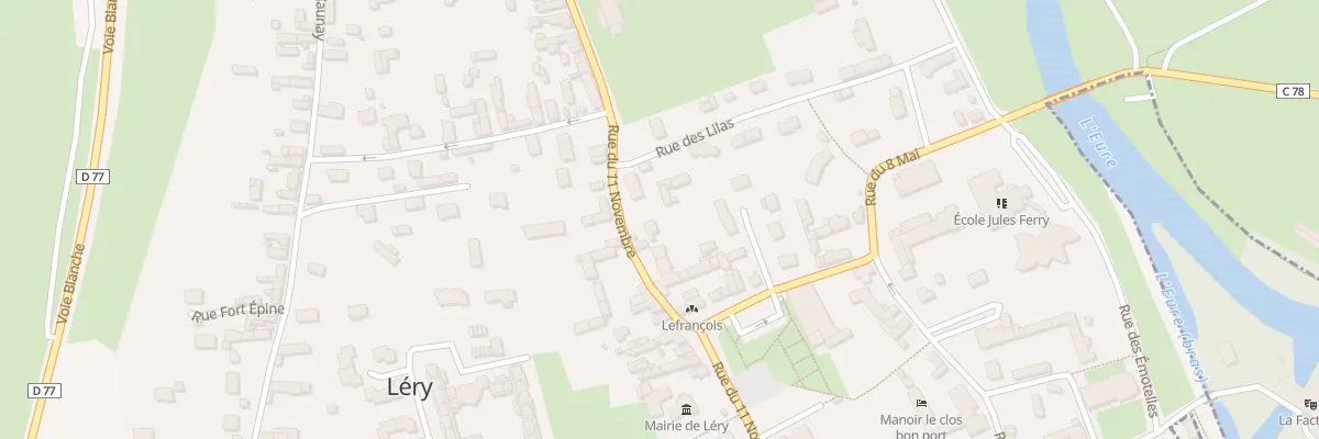 Plan du 58A Rue du Onze Novembre à Léry