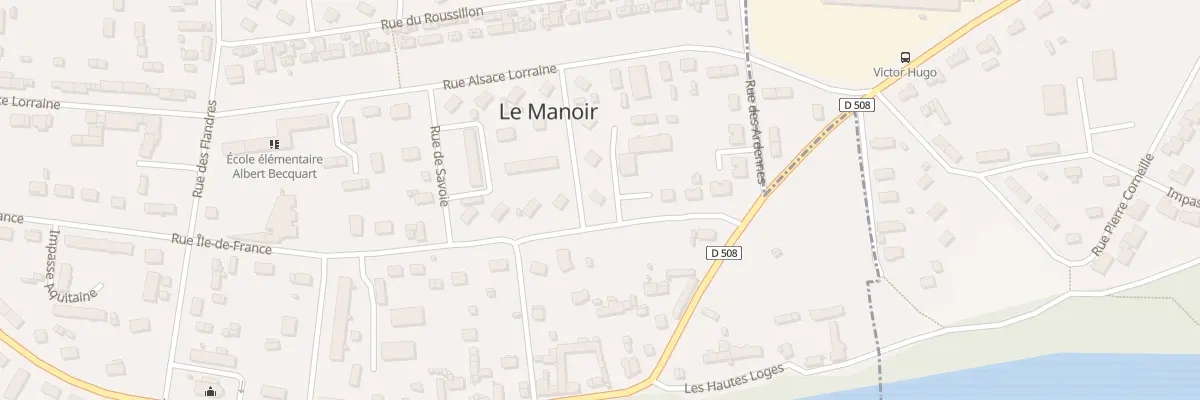 Plan du 8 Rue d’Anjou au Manoir