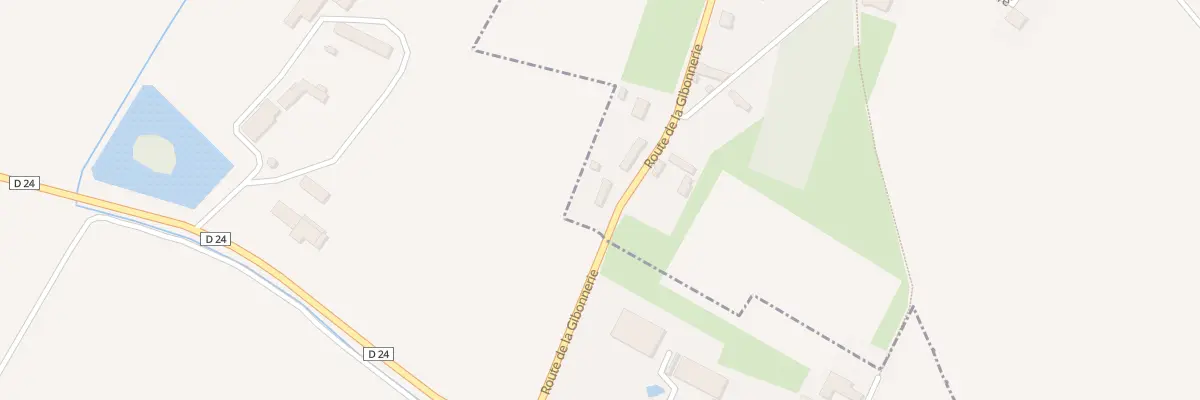 Plan du 12 Rte de la Gibonnerie à Favières