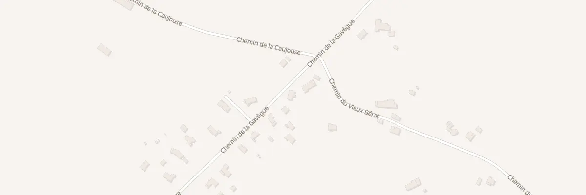 Plan du 48 Che de la Gavegue à Longages