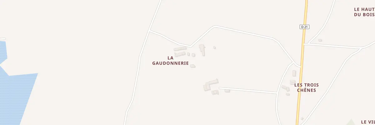 Plan du 3 La Gaudonnerie à Mézières-en-Brenne