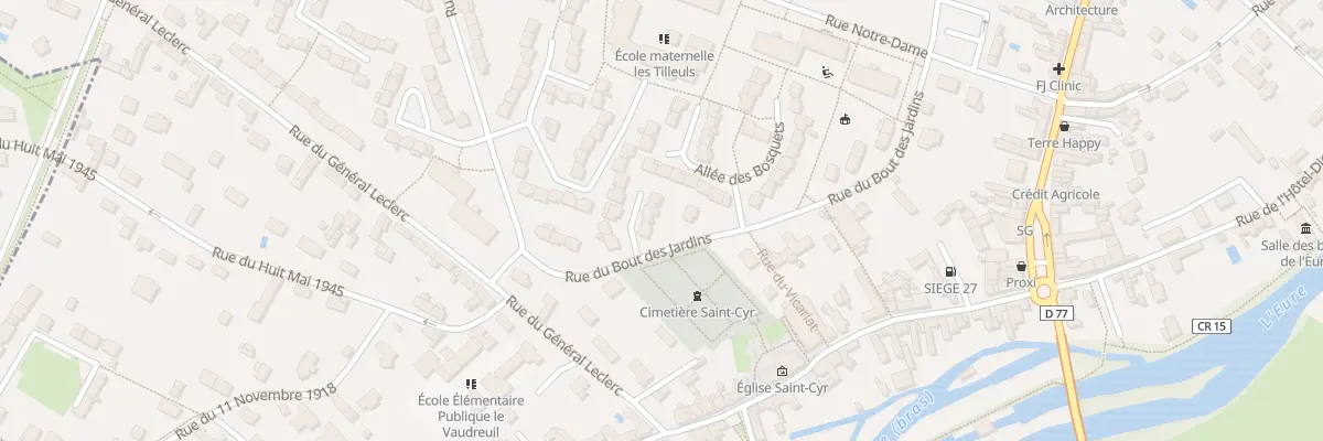 Plan du 4 All du Suret au Vaudreuil