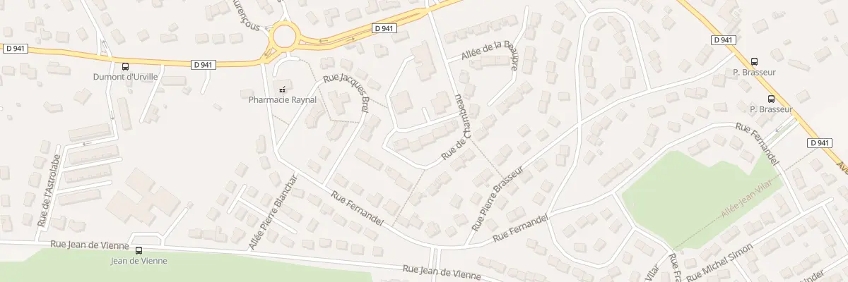 Plan du 25 Rue de Chambeau à Limoges