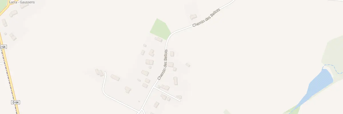 Plan du 675 Che des Bellots à Larra