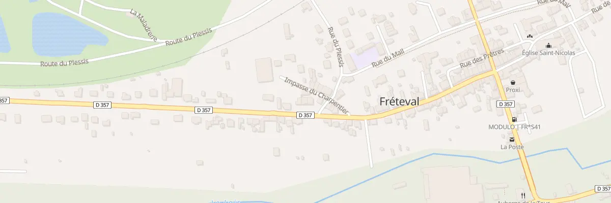 Plan du 10 Rue Auguste Moreau à Fréteval