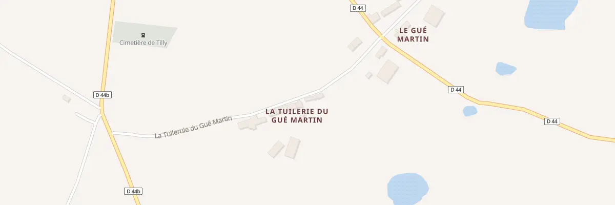 Plan du 1 La Tuilerie du Gue Martin à Tilly