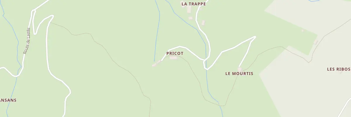 Plan du 42 Pricot à Erp