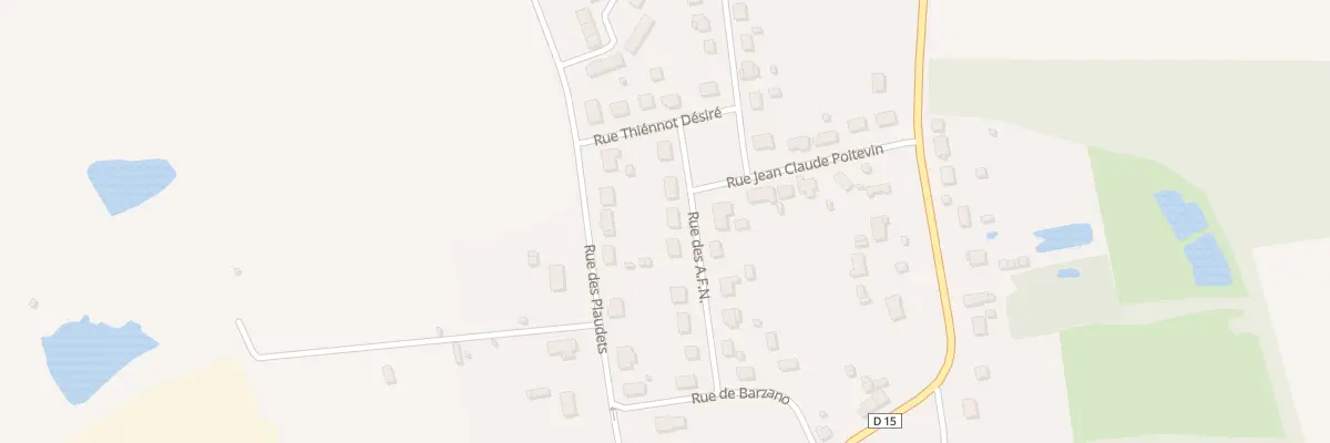 Plan du 11 Rue des A.F.N. à Mézières-en-Brenne