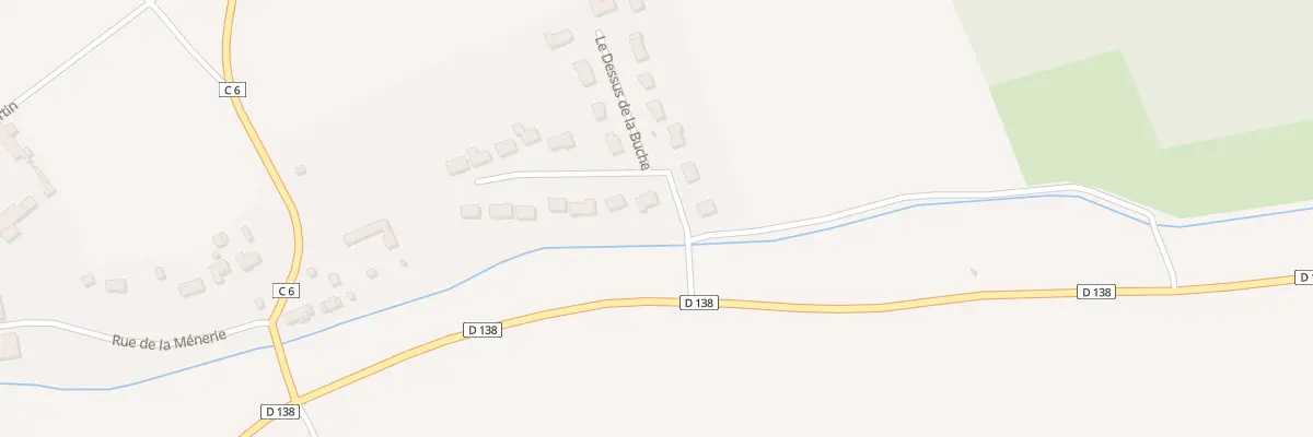Plan du 1 Le Dessus de la Buche à Villefrancœur