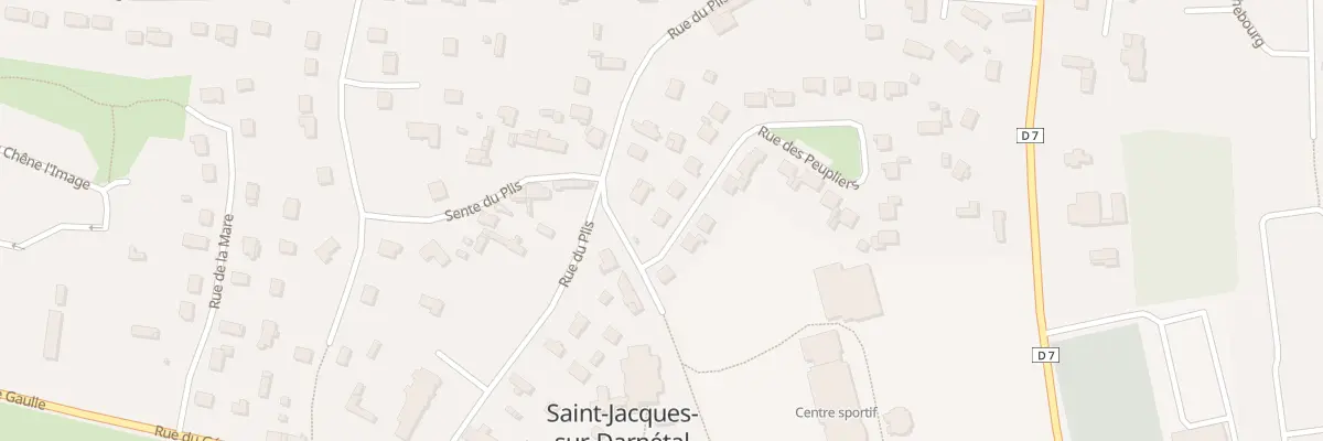Plan du 1 Rue des Peupliers à Saint-Jacques-sur-Darnétal
