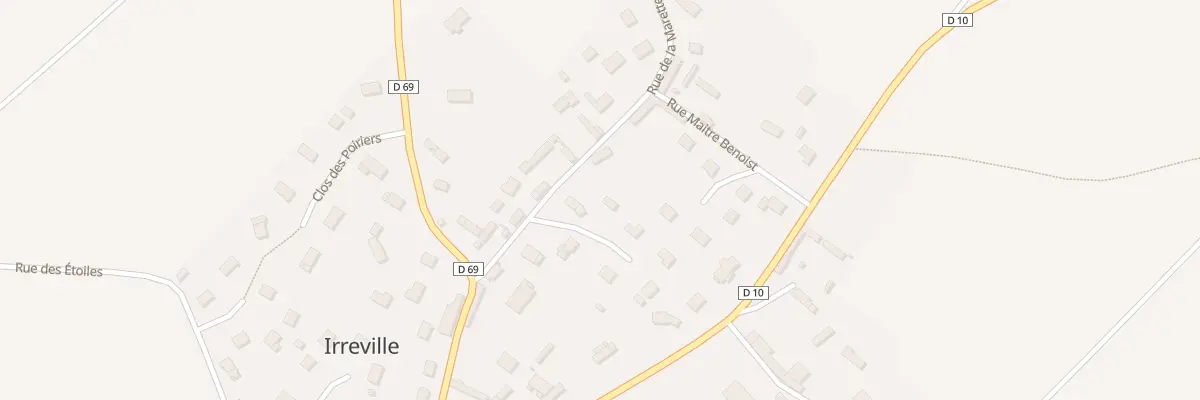 Plan du 6 Rue de la Marette à Irreville