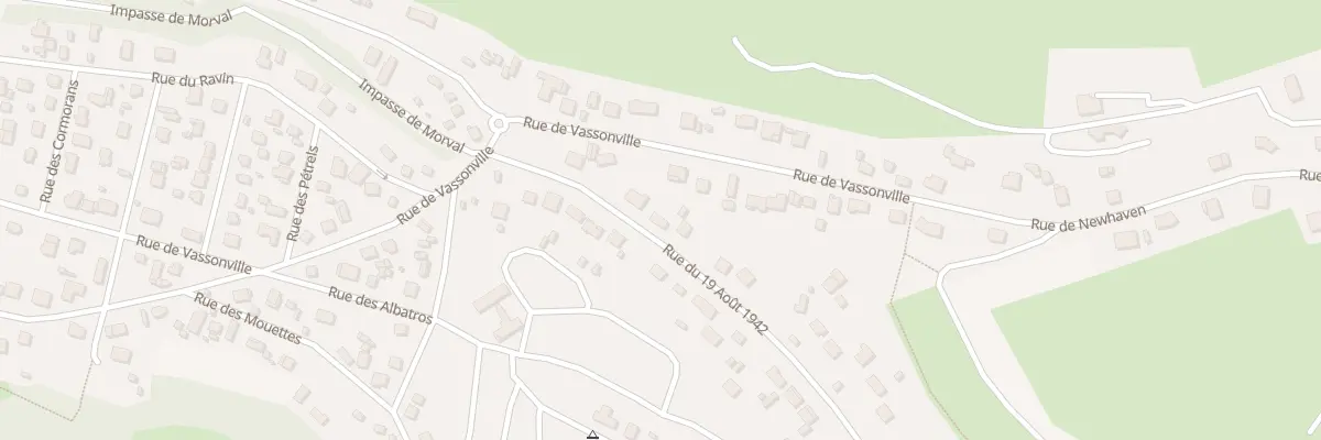 Plan du 9 Rue du 19 Août 1942 à Petit-Caux