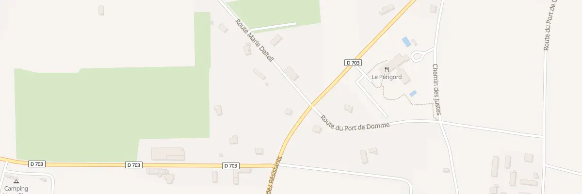 Plan du 606 Rte Marie Delteil à La Roque-Gageac