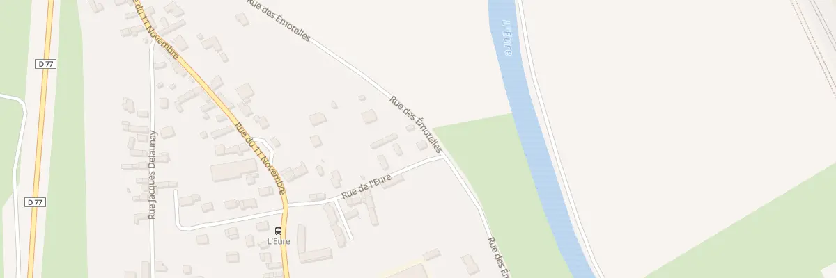 Plan du 5 Rue de l’Eure à Léry