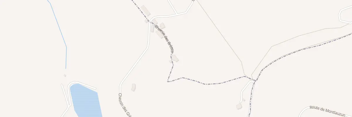 Plan du 671 Che des Grezes à Mercuès