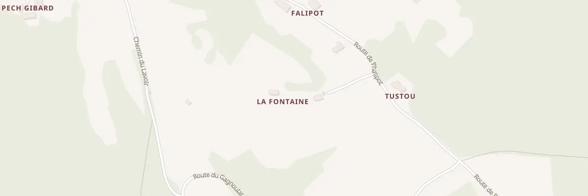 Plan du 6165F La Fontaine à Goujounac