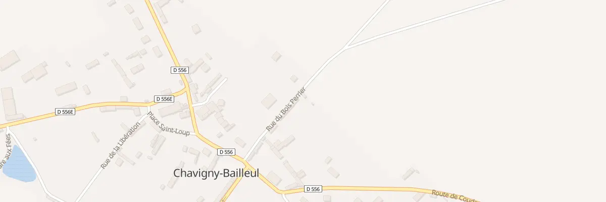 Plan du 4 Rue du Bois Perrier à Chavigny-Bailleul