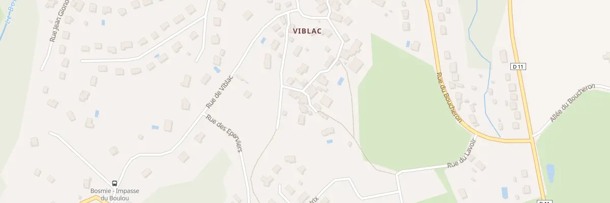 Plan du 10 Rue du Haut-Viblac à Bosmie-l’Aiguille