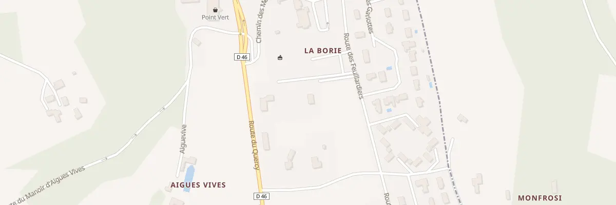 Plan du 547 La Borie à Cénac-et-Saint-Julien