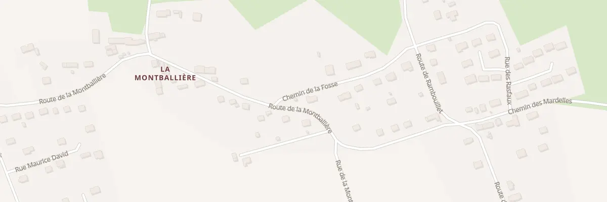 Plan du 13 Che de la Fosse à Fréteval