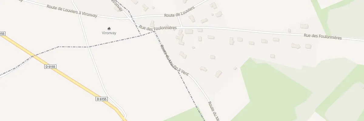 Plan du 55 Rte du Moulin a Vent à Vironvay