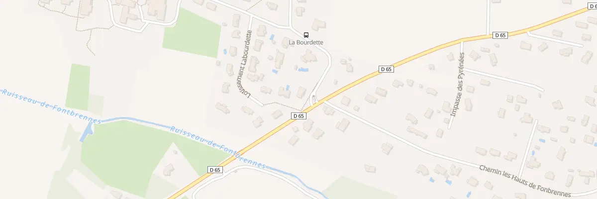 Plan du 10 Lot Labourdette à Fontenilles