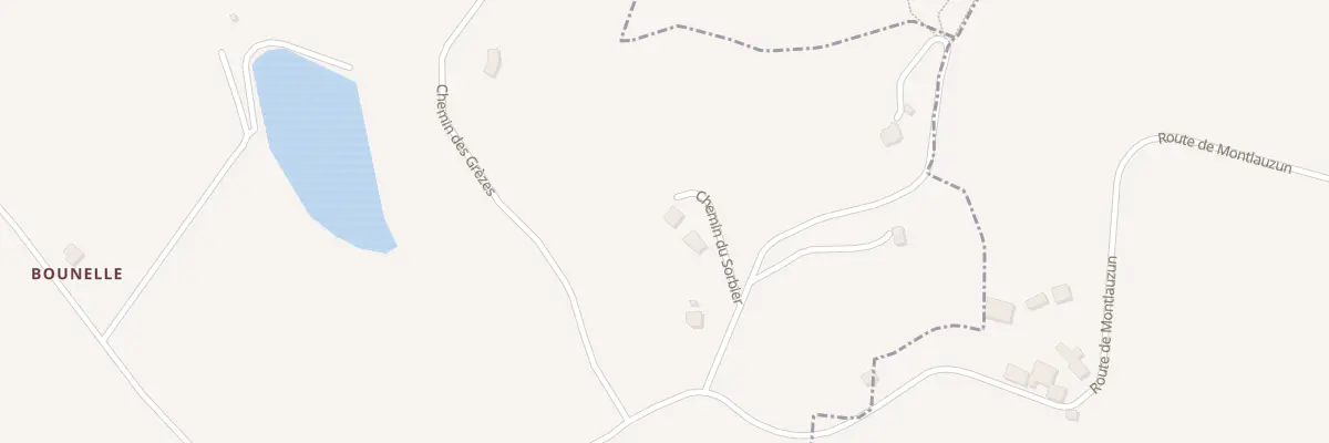 Plan du 5341F Le Sorbier à Montlauzun