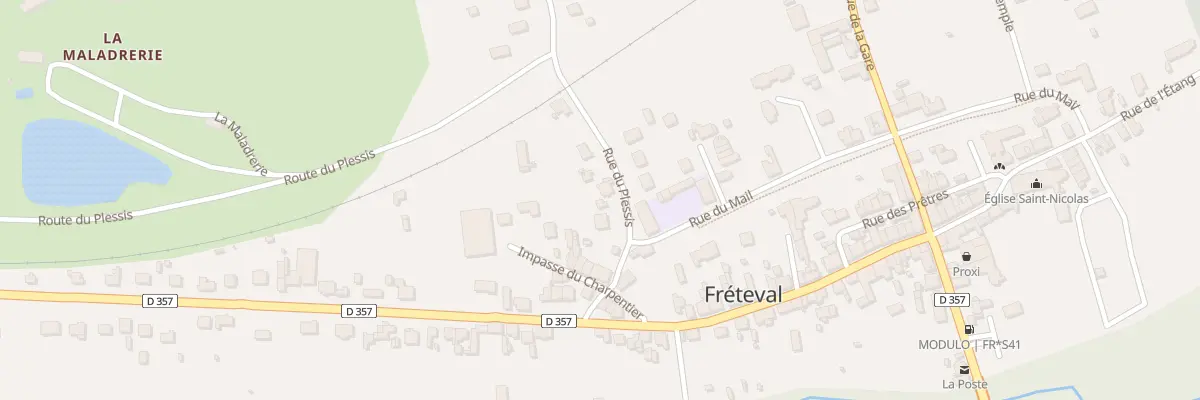 Plan du 3 Rue du Plessis à Fréteval