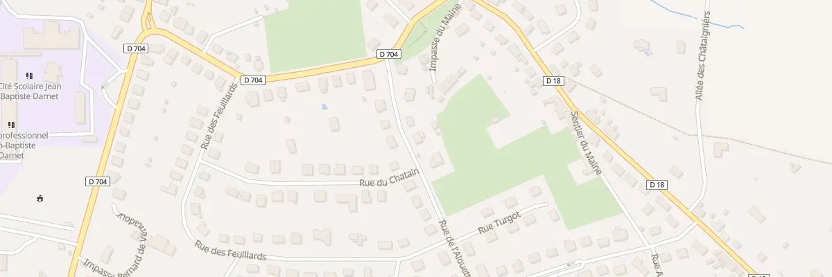 Plan du 7 Rue de l’Alouette à Saint-Yrieix-la-Perche