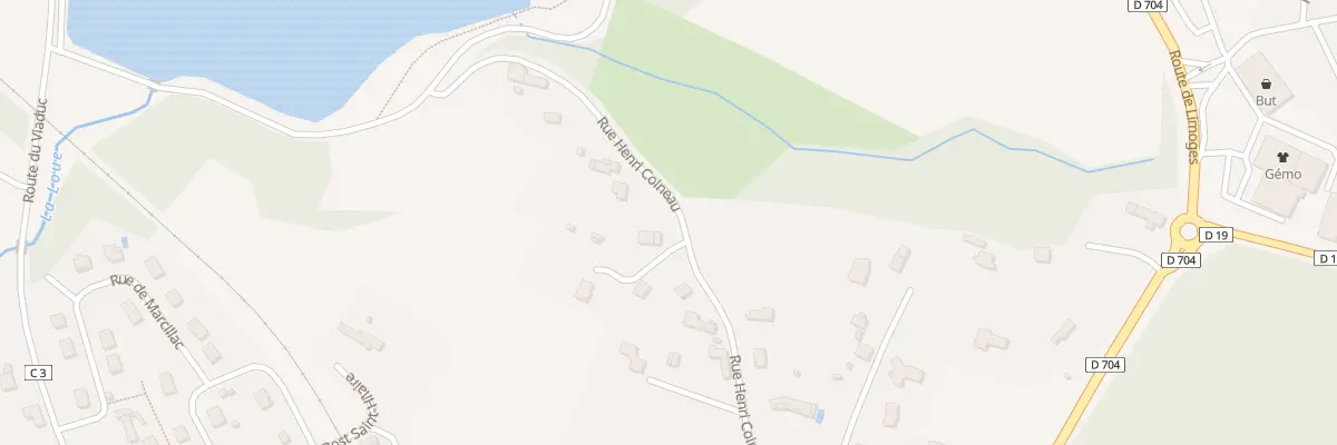 Plan du 24 Rue Henri Coineau à Saint-Yrieix-la-Perche