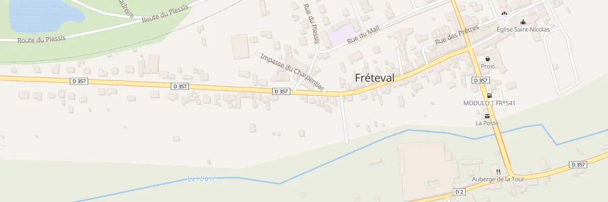 Plan du 7 Rue Auguste Moreau à Fréteval