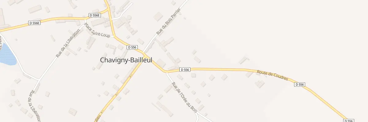 Plan du 1 Rte de Coudres à Chavigny-Bailleul