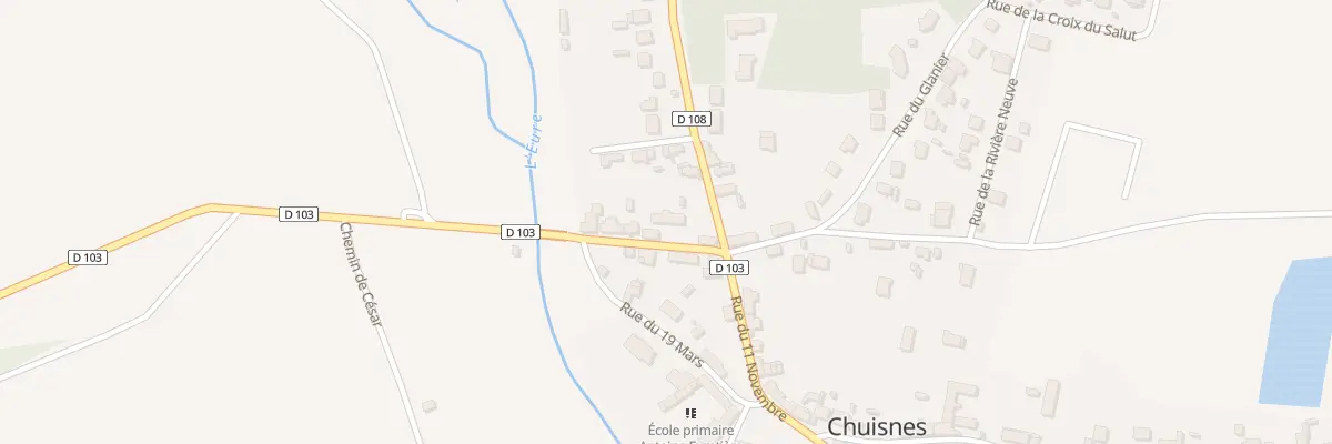 Plan du 4 Rue du Chemin de César à Chuisnes