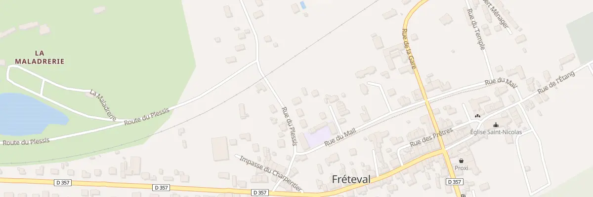 Plan du 12 Rue du Plessis à Fréteval