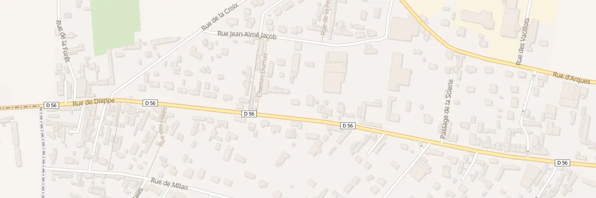 Plan du 200 Rue de Dieppe à Saint-Nicolas-d’Aliermont