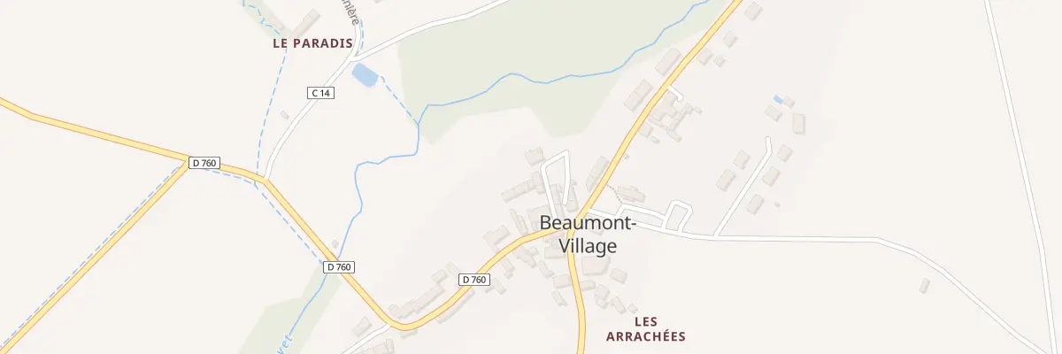 Plan du 3 Imp de l’Olivet à Beaumont-Village