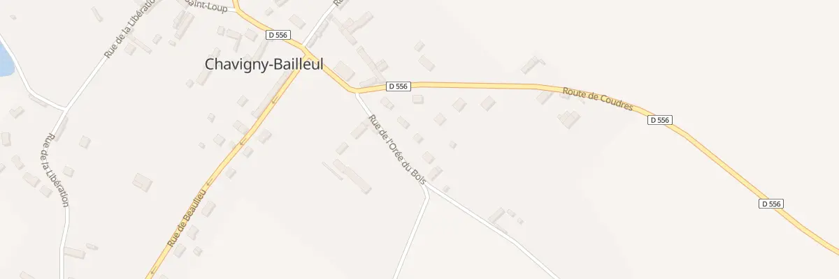 Plan du 5 Rue de l’Orée du Bois à Chavigny-Bailleul