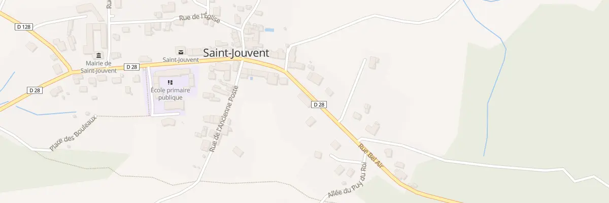 Plan du 4 Rue de Bel Air à Saint-Jouvent