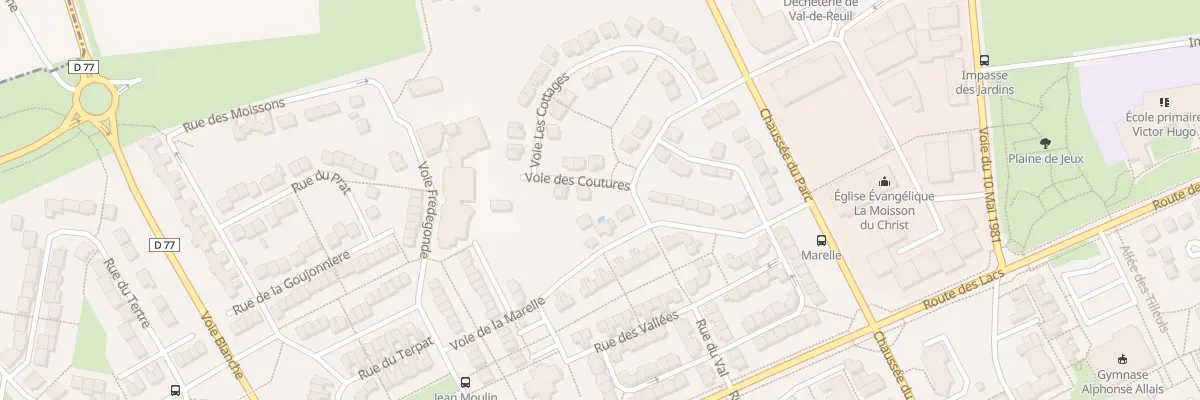 Plan du 59 Voie des Coutures à Val-de-Reuil