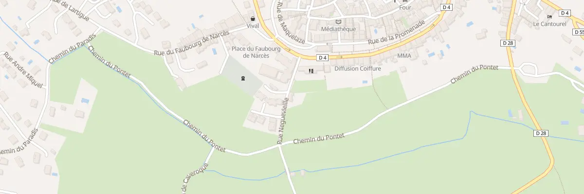 Plan du 1 Rue Néguevieille à Montcuq-en-Quercy-Blanc