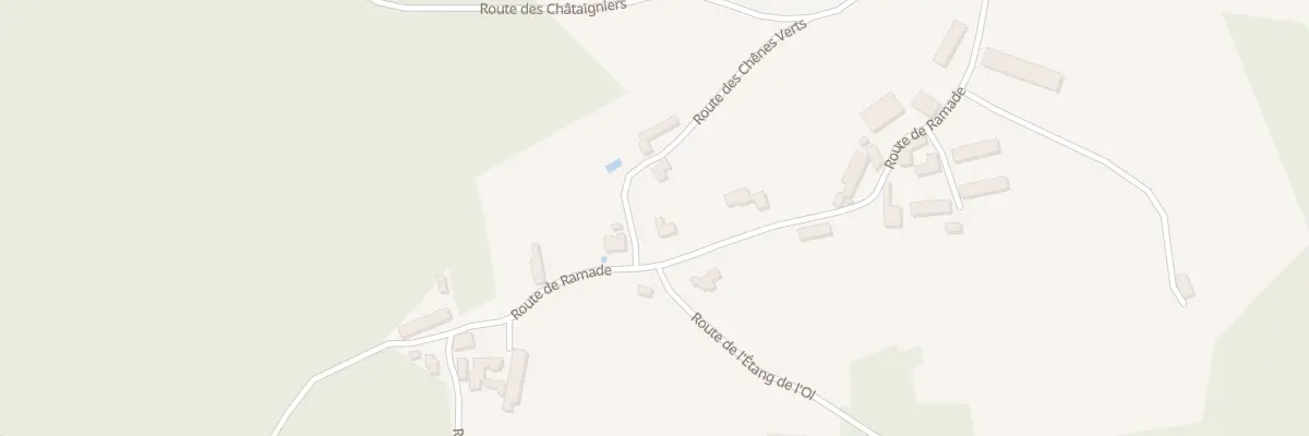 Plan du 237 Rte des Chênes Verts à Daglan